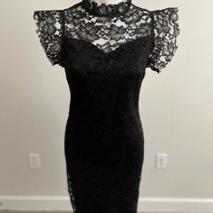 True Black Lace Dress....